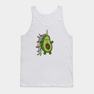 Cute Unicorn Avocado Lover Tank Top